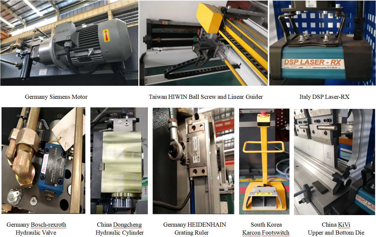 Электр-гидравликалық Cnc пресс-тежегіш автоматты металл парақ майыстыру машинасы